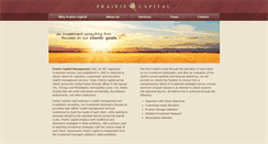 Desktop Screenshot of prairiecapital.com