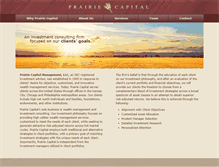 Tablet Screenshot of prairiecapital.com